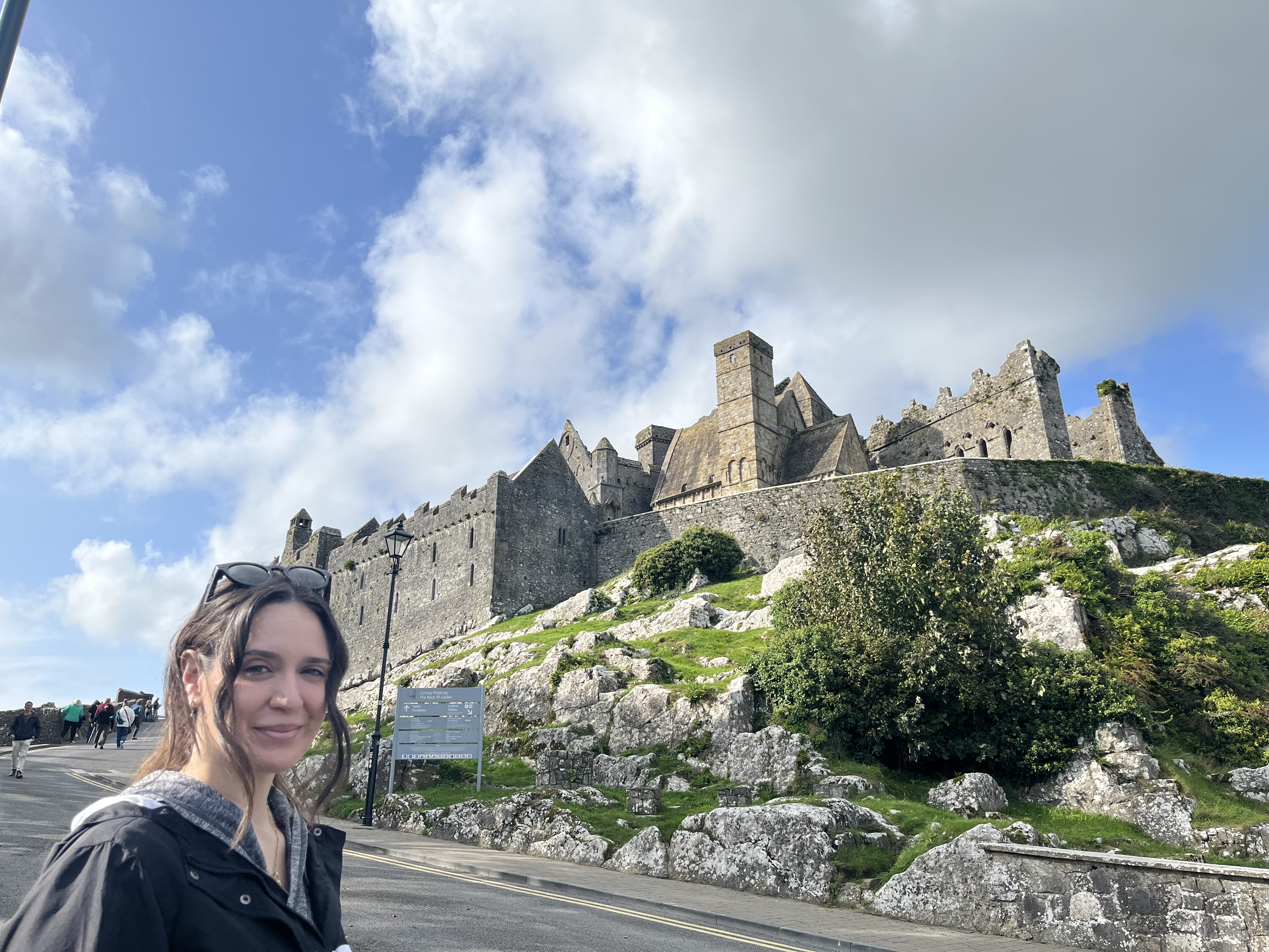 view of Khadjiah Sawan visiting a castle