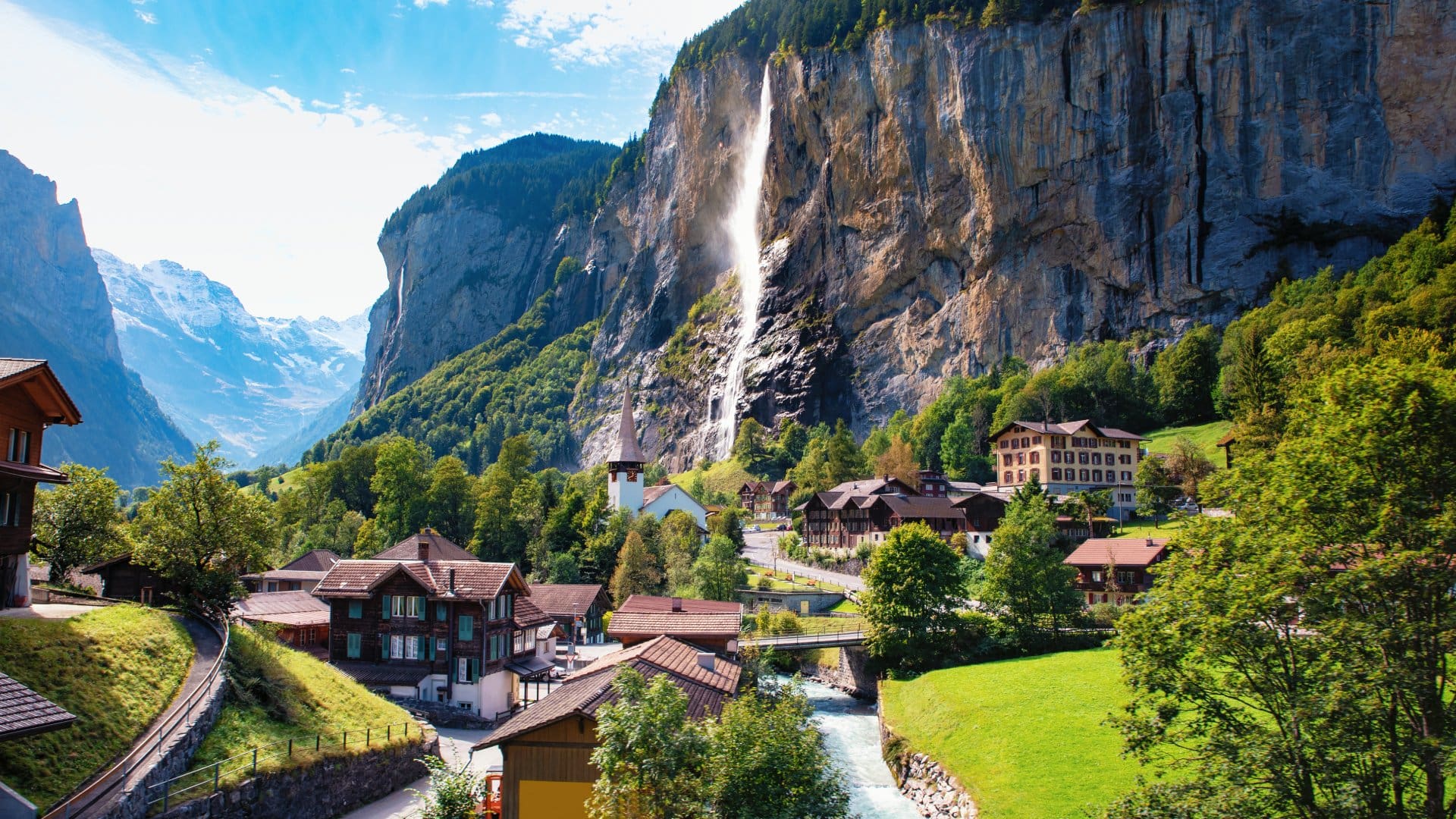 A Beautiful valley in Switzerland