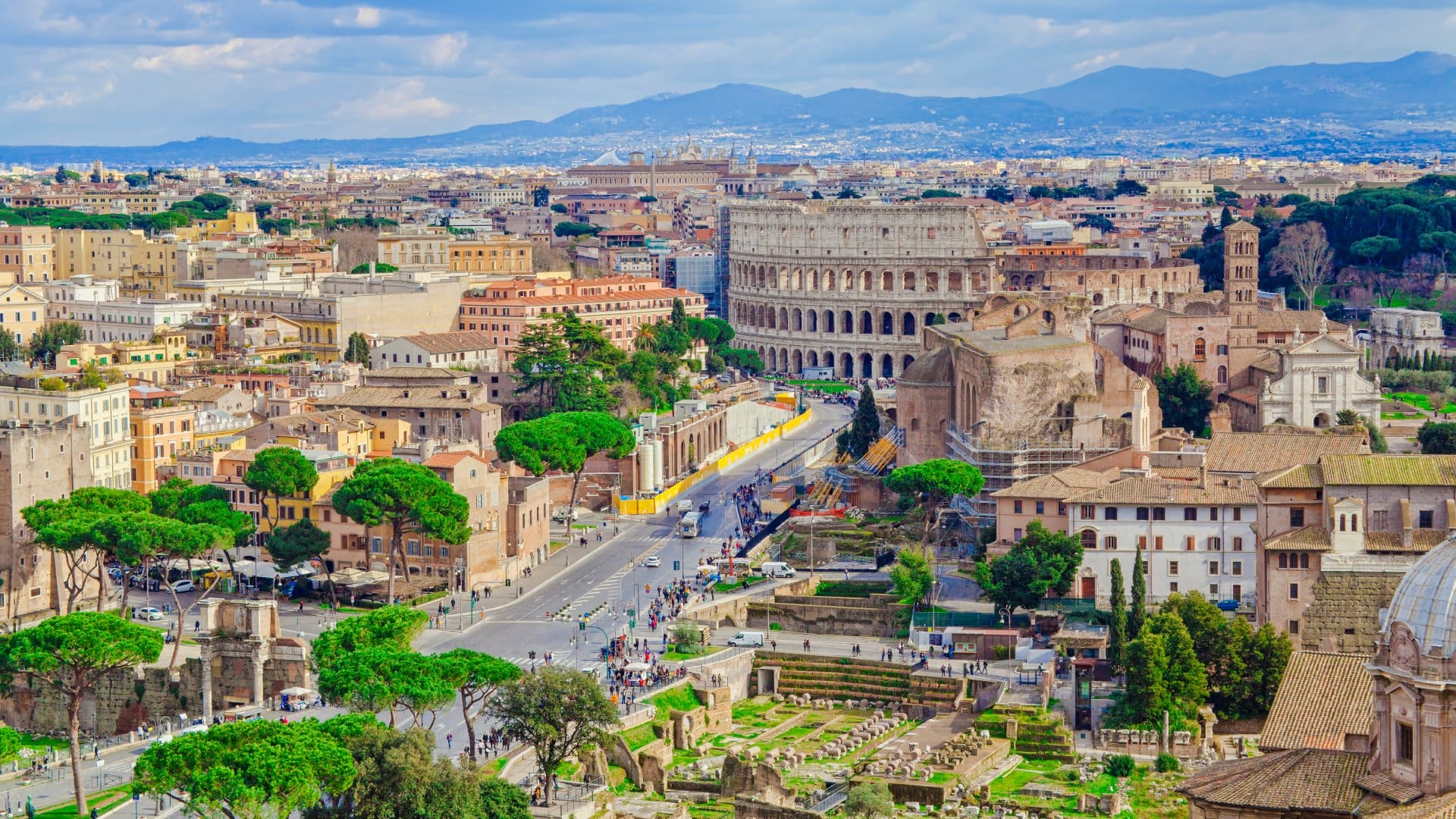 Rome, Italy Cityscape of Rome, Italy