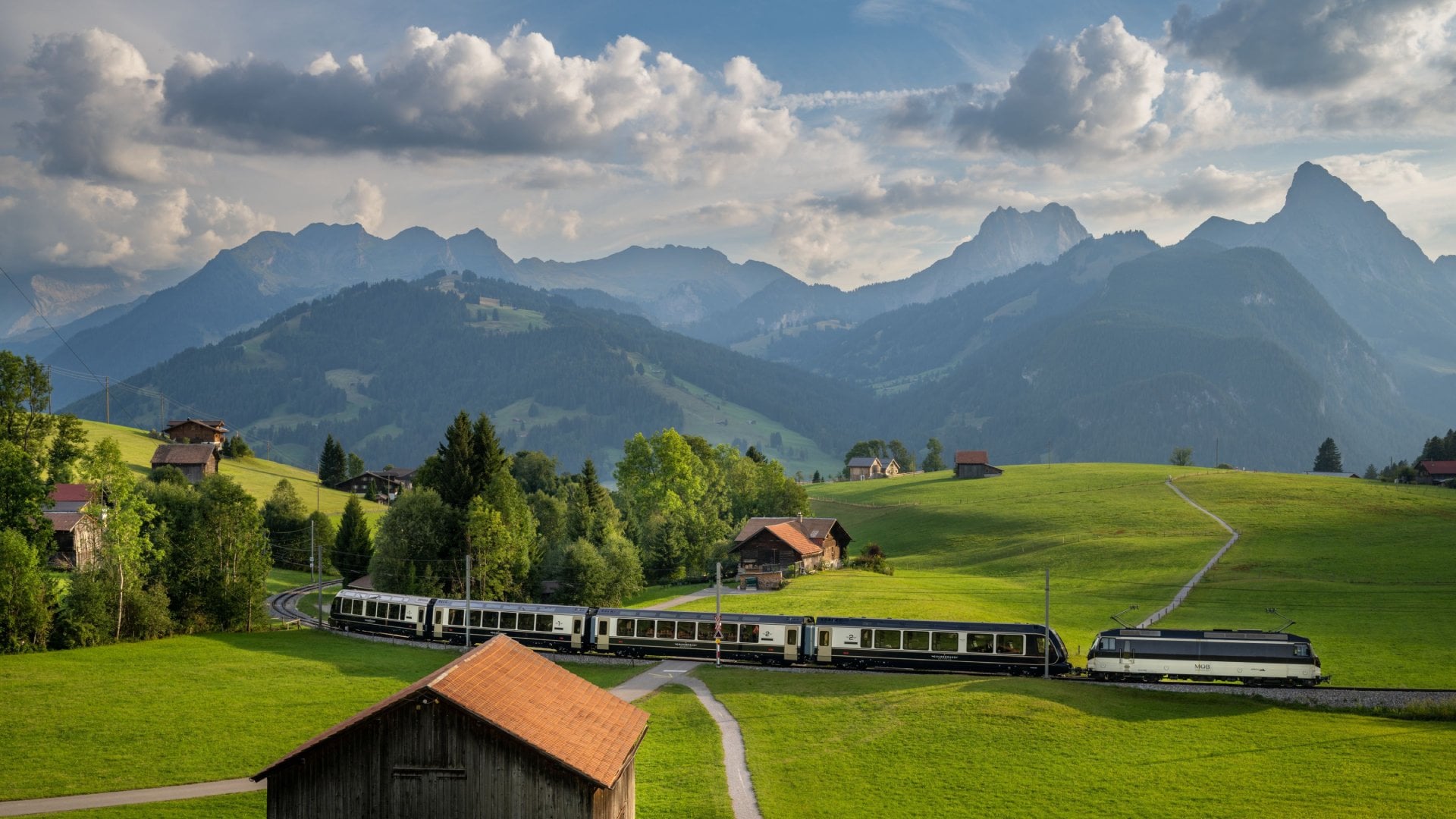 Golden Express Train