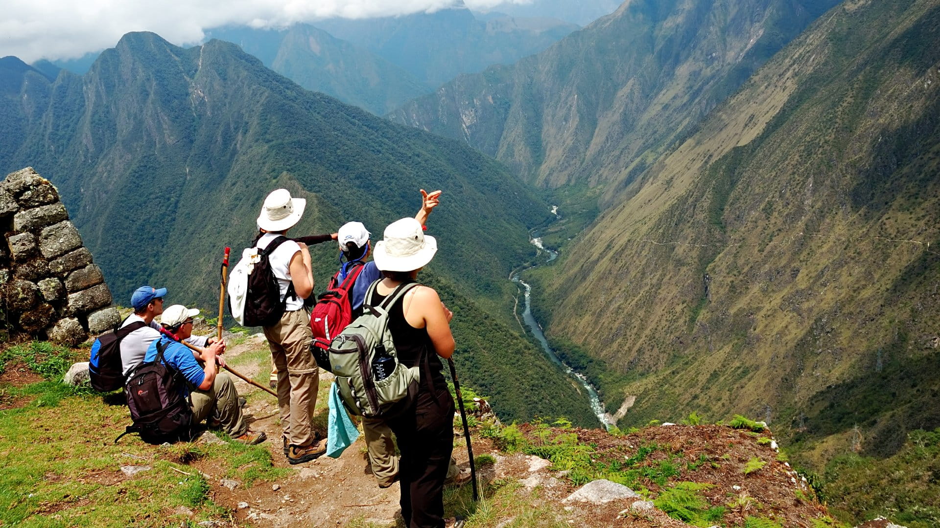 Group tour at Inca ruins, Peru, Goway Travel