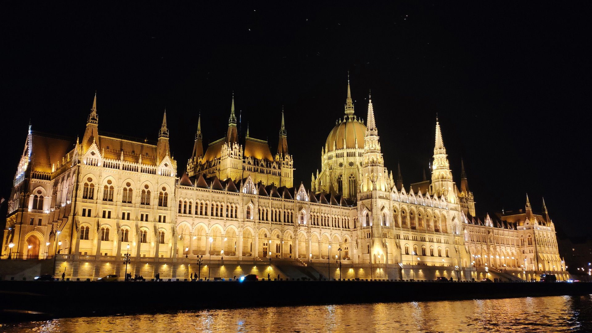 Hungarian Parliament building in Budapest