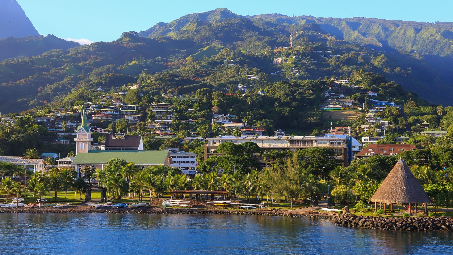 Papeete town - Tahiti island - French Polynesia