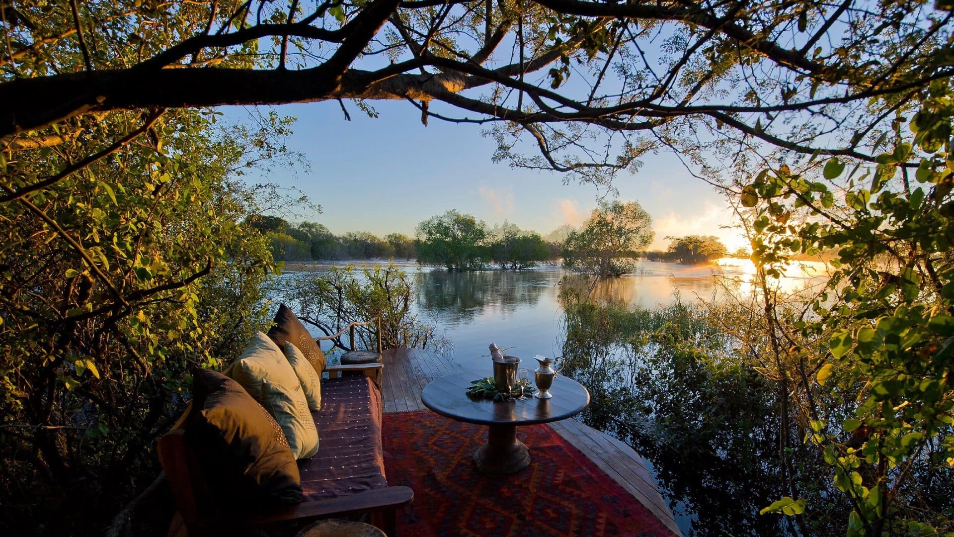 Some Natural views of Zamberi River, Enjoy Sunset at Zamberi river, Goway Travel