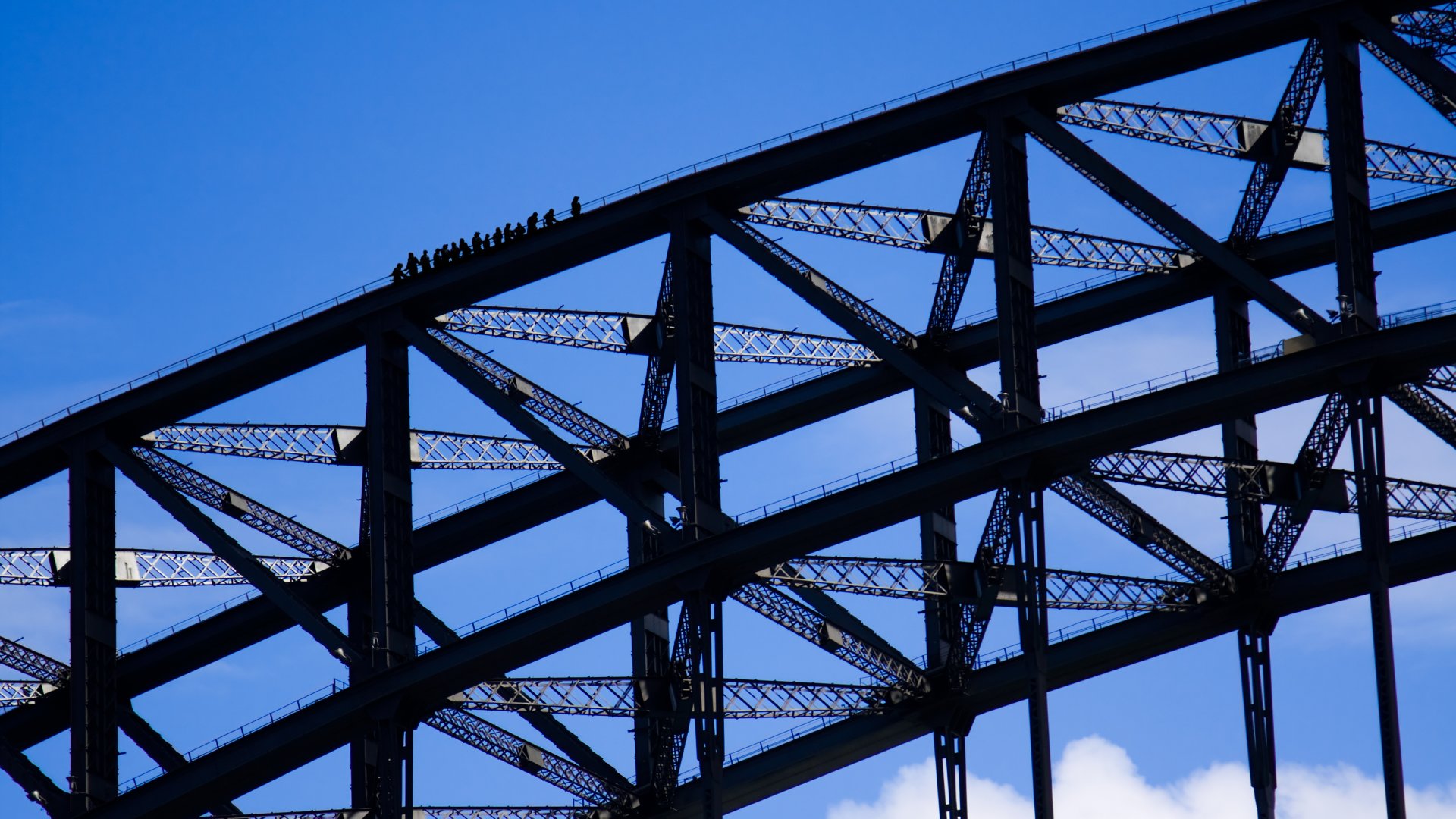 Sydney Harbour Bridge climbers, Sydney, Australia