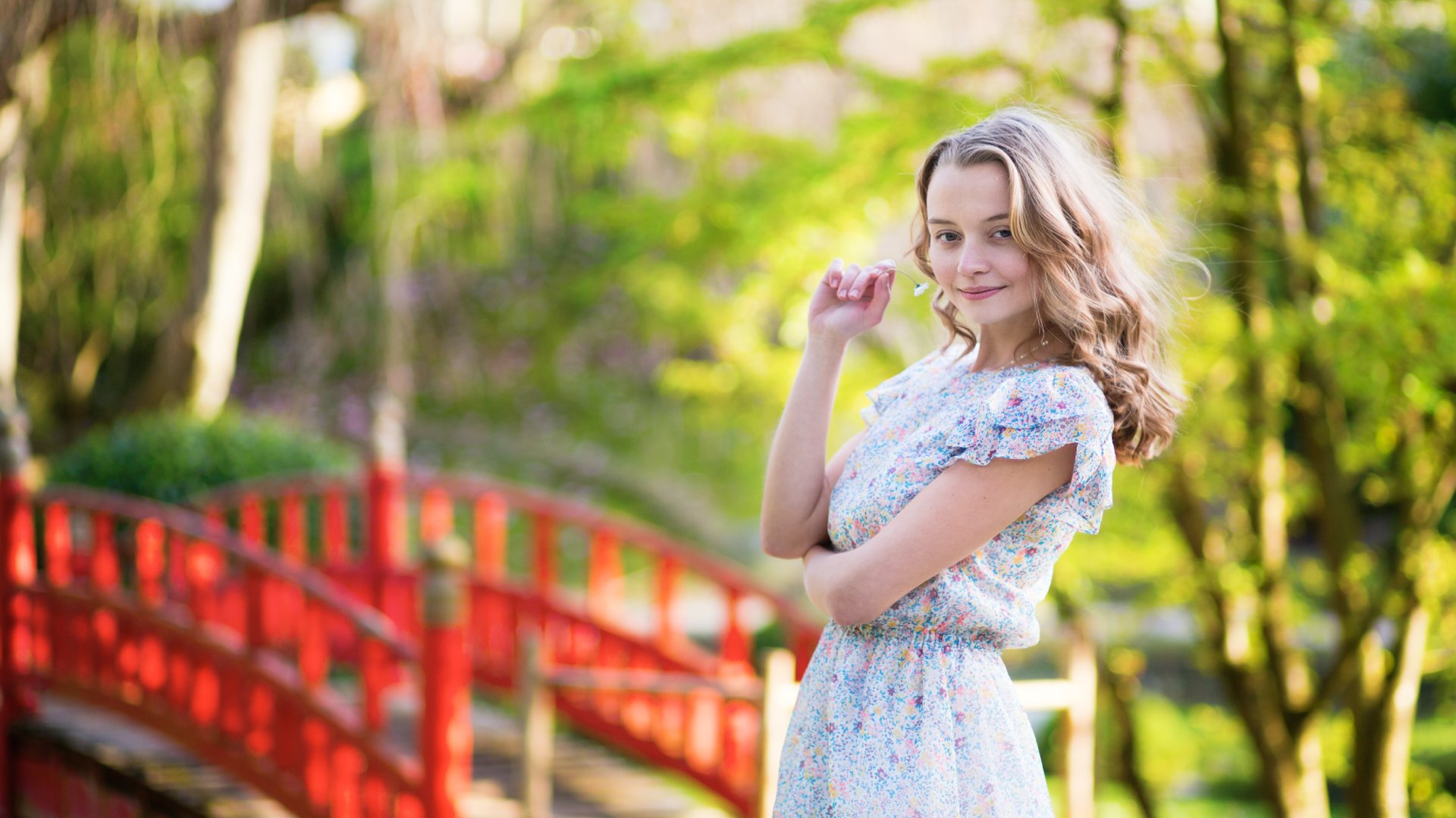 Japan Young Attractive Female Tourist in Japan