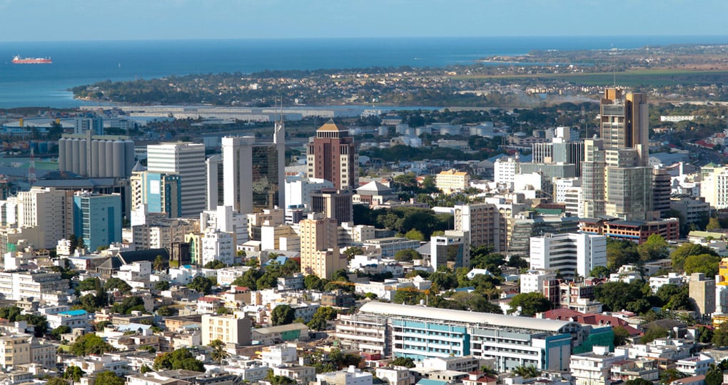 An aerial view of Port Louis and the starting point of your Mauritius vacation. An aerial view of Port Louis and the starting point of your Mauritius vacation.