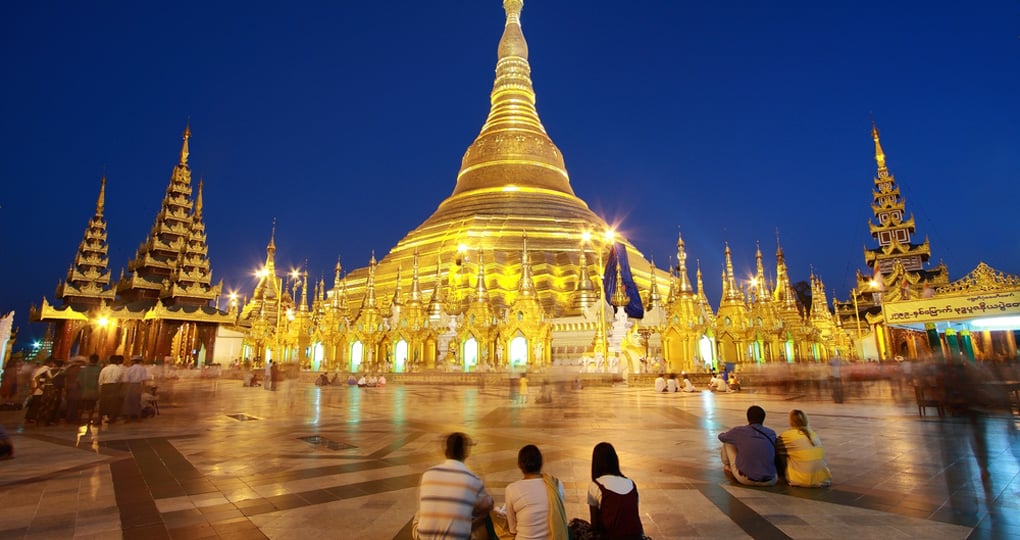 Shwedagon a 99 metre (325 ft) gilded pagoda and stupa is a great photo opportunity while on your Myanmar tour. Shwedagon a 99 metre (325 ft) gilded pagoda and stupa is a great photo opportunity while on your Myanmar tour.