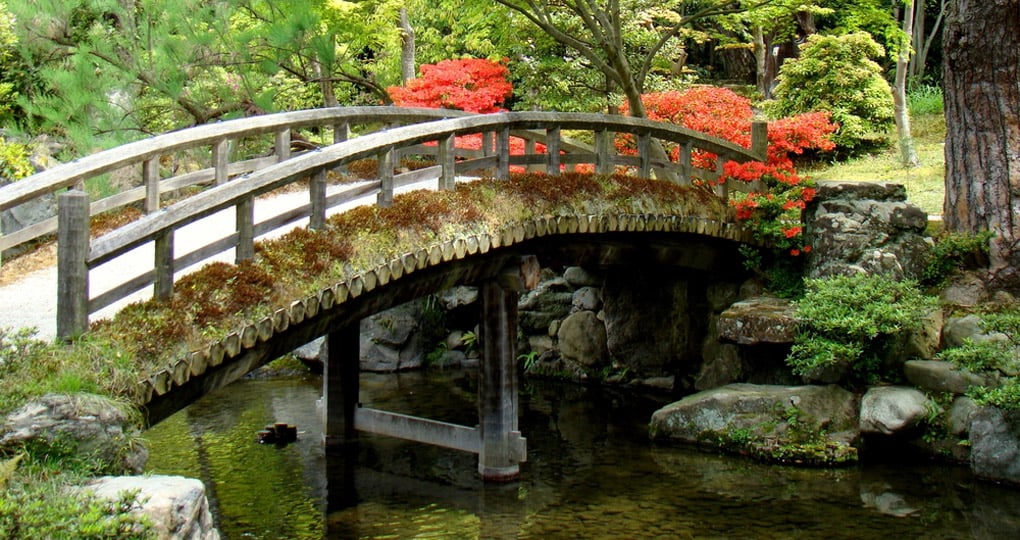 A beautiful Japanese garden in the Kyoto Imperial Palace A beautiful Japanese garden in the Kyoto Imperial Palace