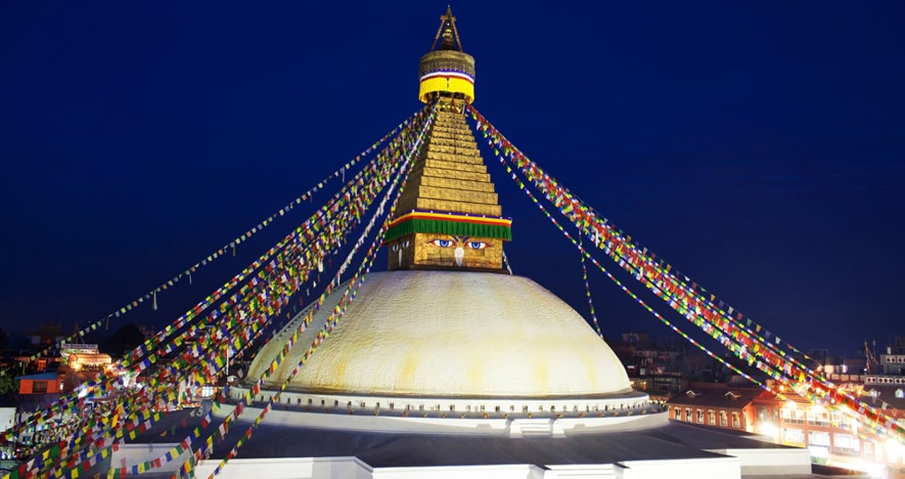 Boudhanath Stupa in the Kathmandu valley is a great photo opportunity for all Nepal tours. Boudhanath Stupa in the Kathmandu valley is a great photo opportunity for all Nepal tours.