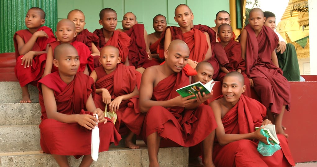 Burmese monks Burmese monks