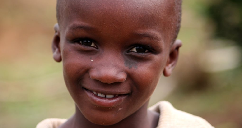 A young child in Kigali makes for a great photo opportunity all on Kigali tours.