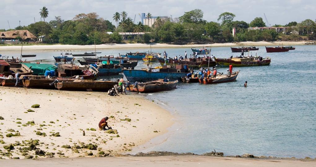 Fishing boats close to Dar es Salaam Fishing boats close to Dar es Salaam