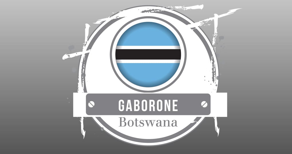 Gaborone Stamp Gaborone Stamp