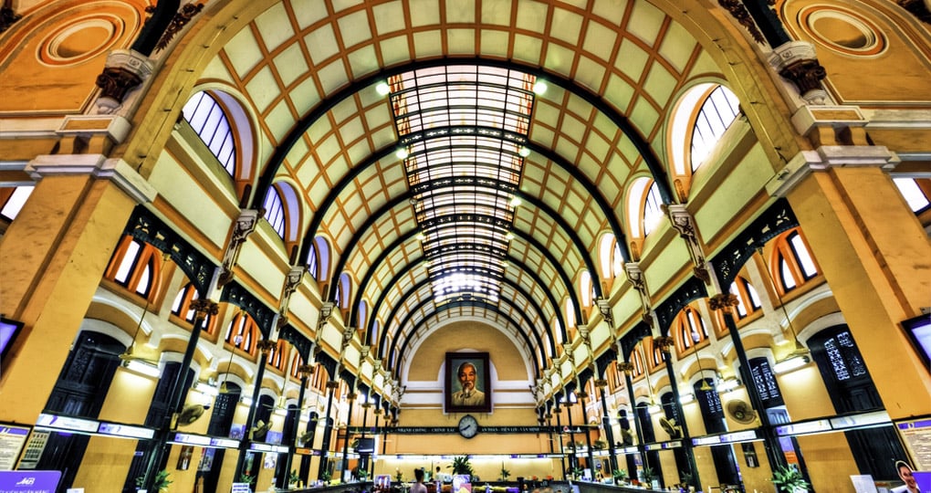 The Post Office was designed and constructed by Gustave Eiffel