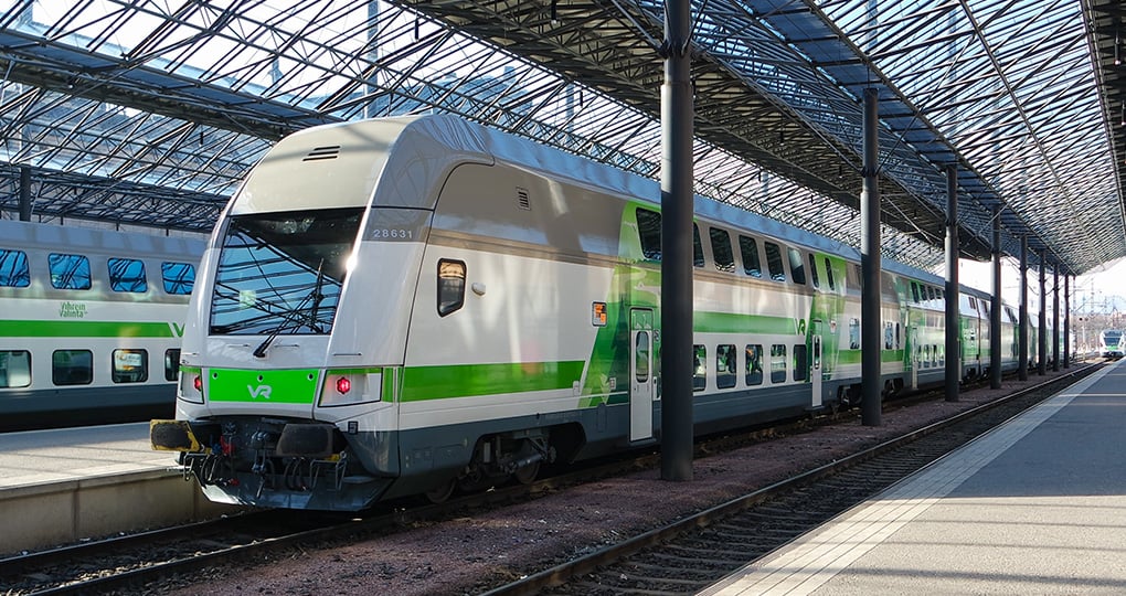 Railway station in Helsinki