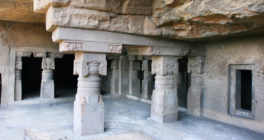 Inside the ancient Ellora Cave
