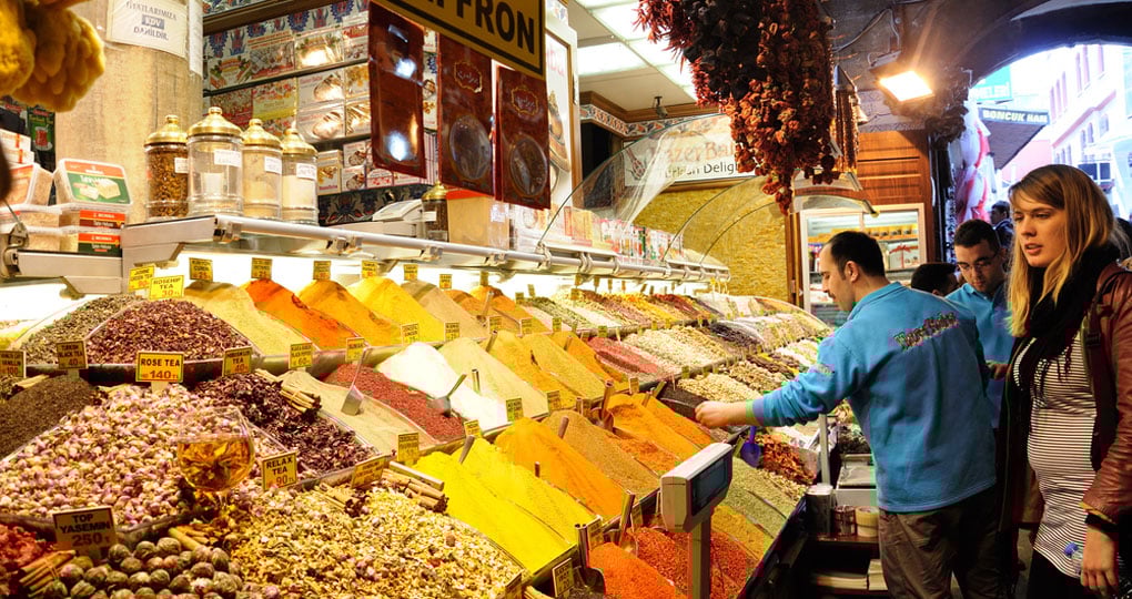 Inside the grand bazaar