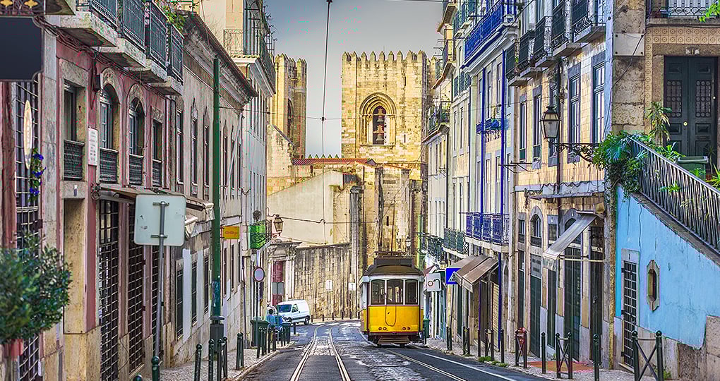 Travel in style while crossing the city in one of Lisbon's Yellow Trams