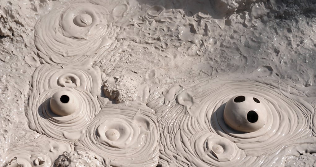 Mud pool in Wai-o-tapu thermal wonderland is an ideal photo opportunity on your New Zealand vacation. Mud pool in Wai-o-tapu thermal wonderland is an ideal photo opportunity on your New Zealand vacation.