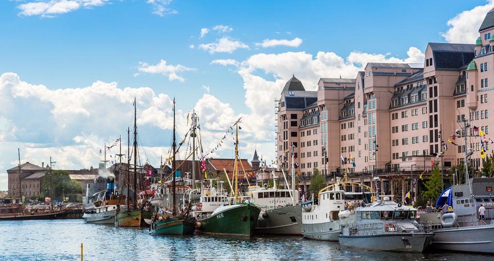 The beautiful harbor The beautiful harbor