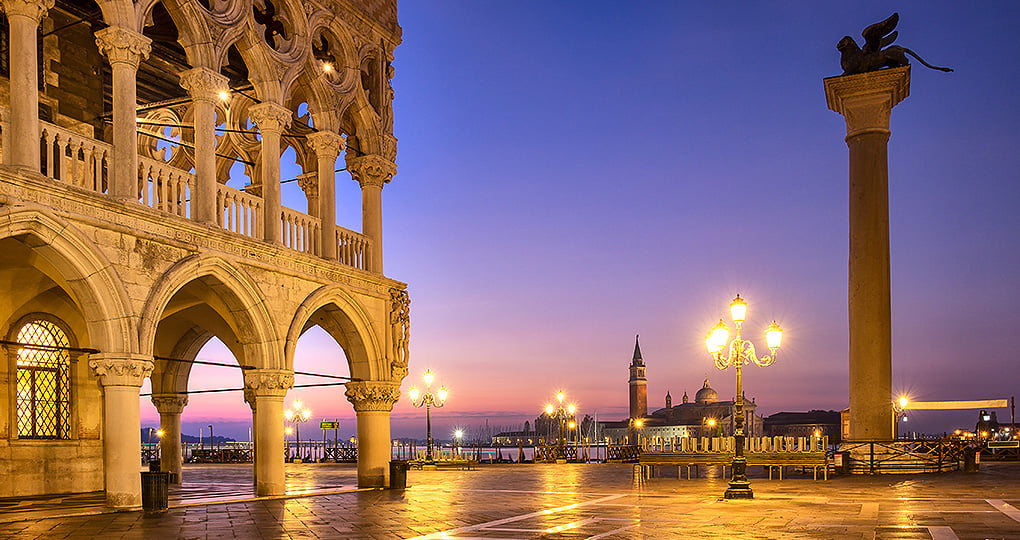 Stroll through Piazza San Marco to visit St Mark's Basilica or shop local vendors