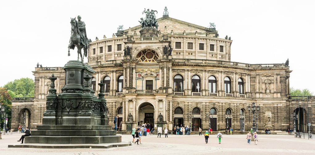 Semperoper Opera House is a popular place to visit on all Germany vacations.