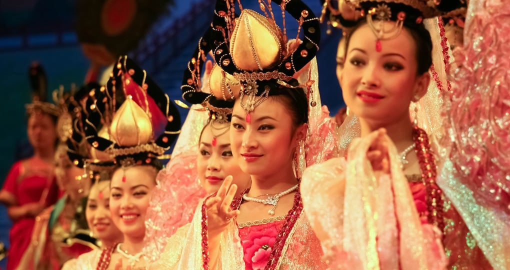 Tang Dynasty show at the Xian Theatre