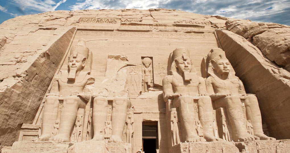 The temple of Abu Simbel The temple of Abu Simbel
