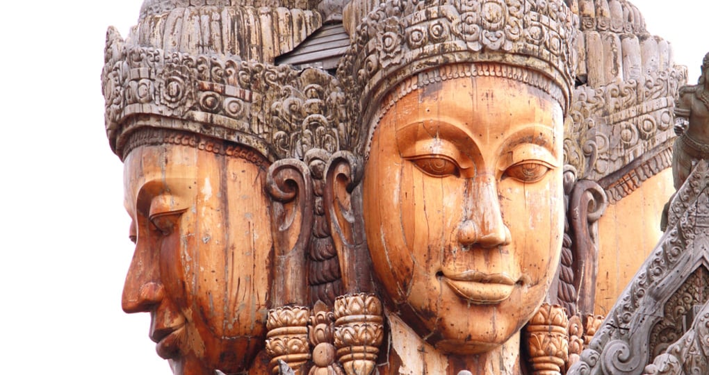 The wood castle in Pattaya The wood castle in Pattaya