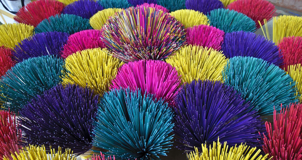 The many colors of incense