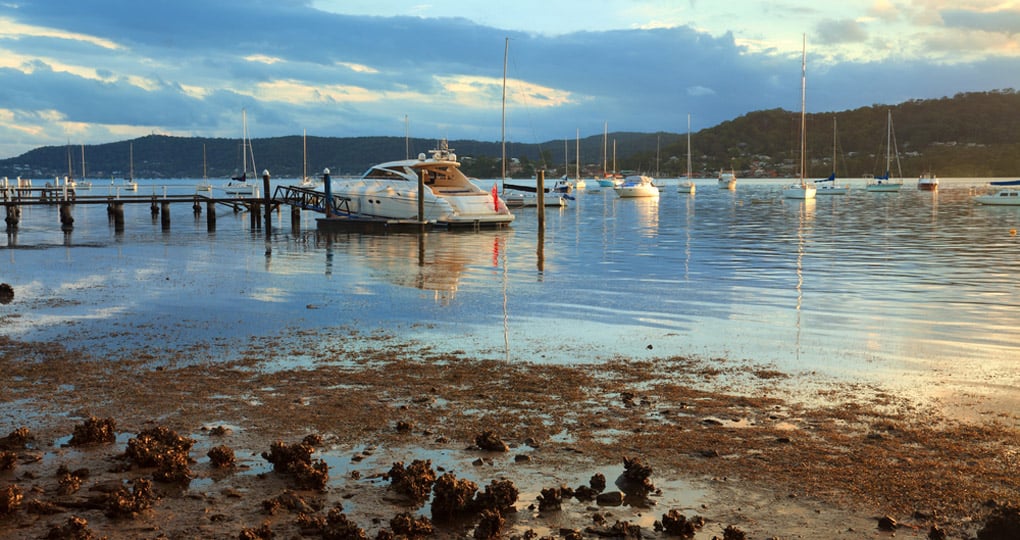 Boat moorings in the Central Coast Waterway Boat moorings in the Central Coast Waterway
