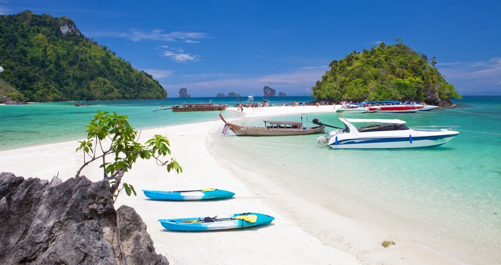 The Ko Phi Phi Lee was used as a location for the film The Beach The Ko Phi Phi Lee was used as a location for the film The Beach