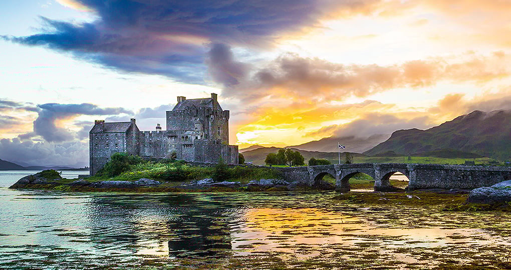 Conquer land and sea while stepping through history to explore the beauty of Eilean Donan Castle Conquer land and sea while stepping through history to explore the beauty of Eilean Donan Castle