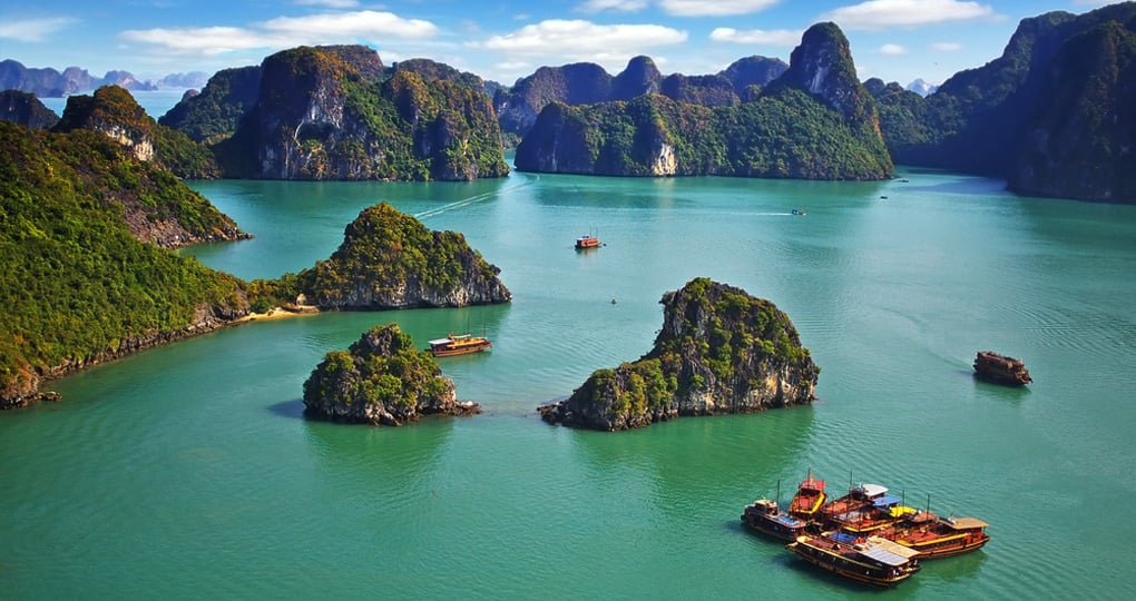 Halong Bay is a Unesco World Heritage Site and is a must inclusion when booking a Vietnam vacation. Halong Bay is a Unesco World Heritage Site and is a must inclusion when booking a Vietnam vacation.
