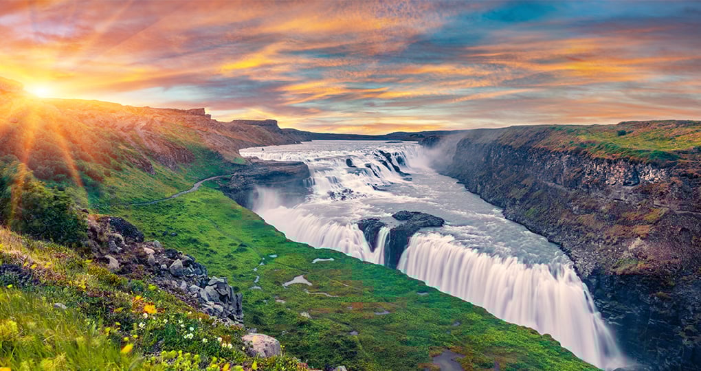 Gullfoss Waterfall, Iceland Gullfoss Waterfall, Iceland