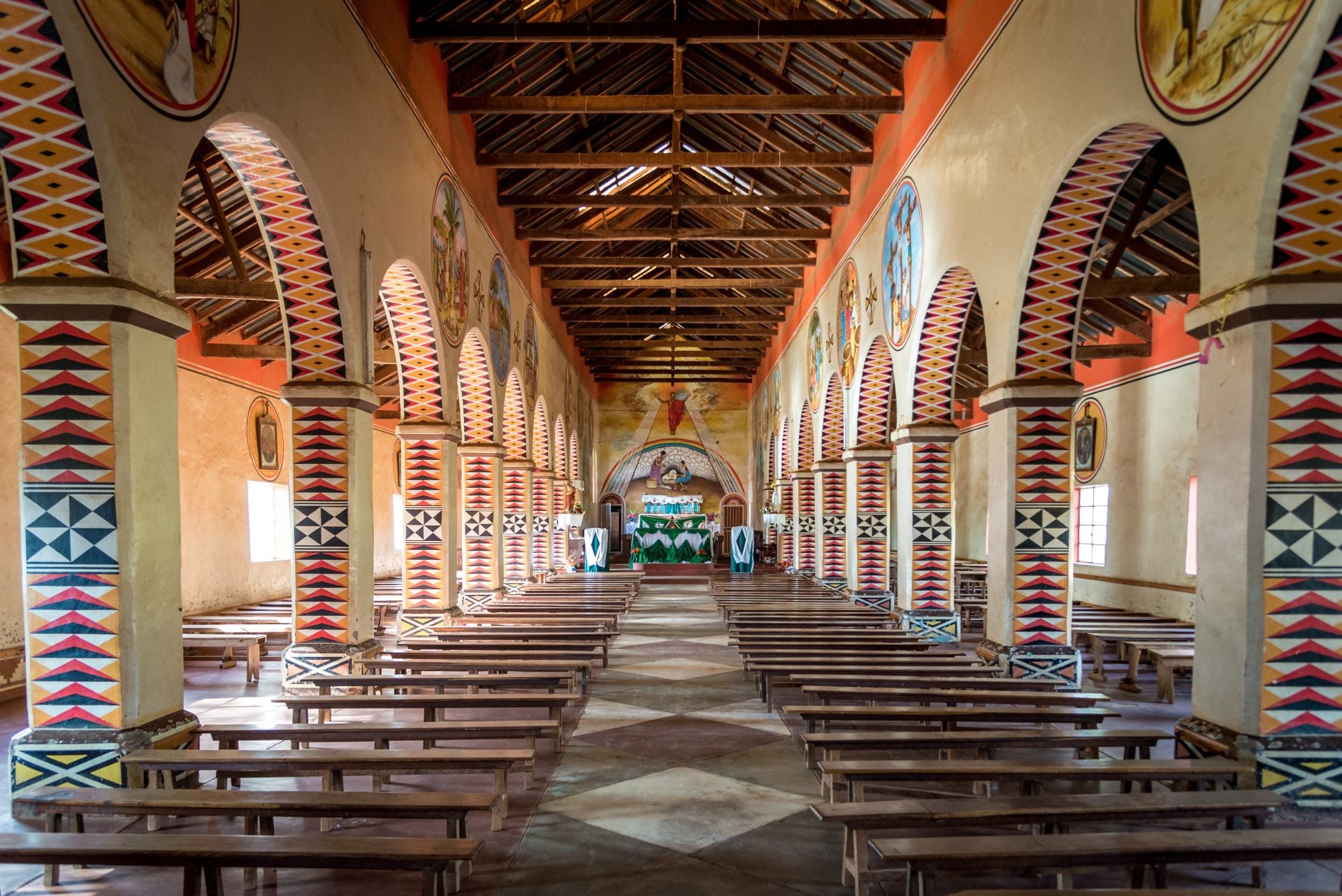 Interior of the Bembeke Cathedral