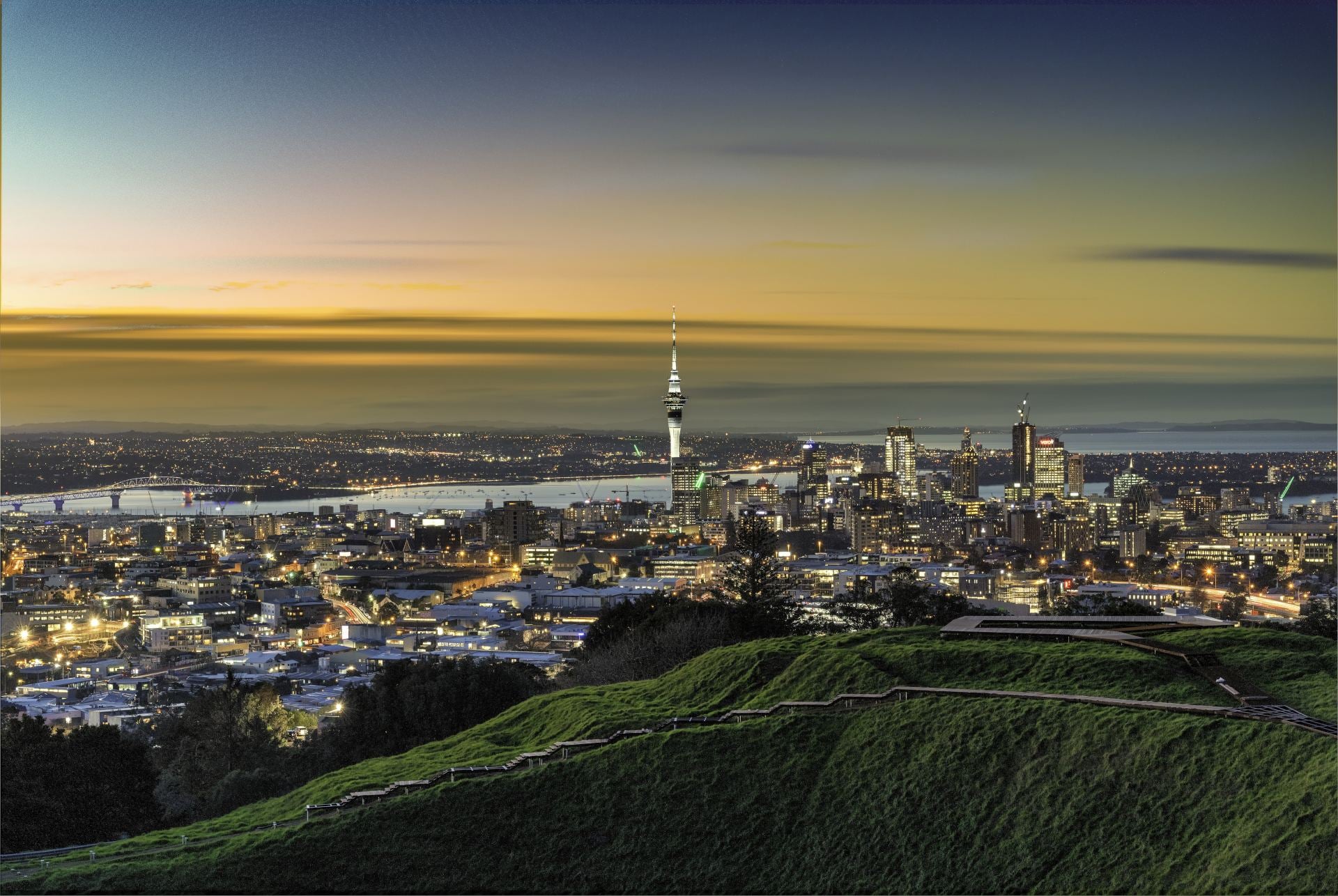 Auckland city skyline Auckland city skyline - New Zealand