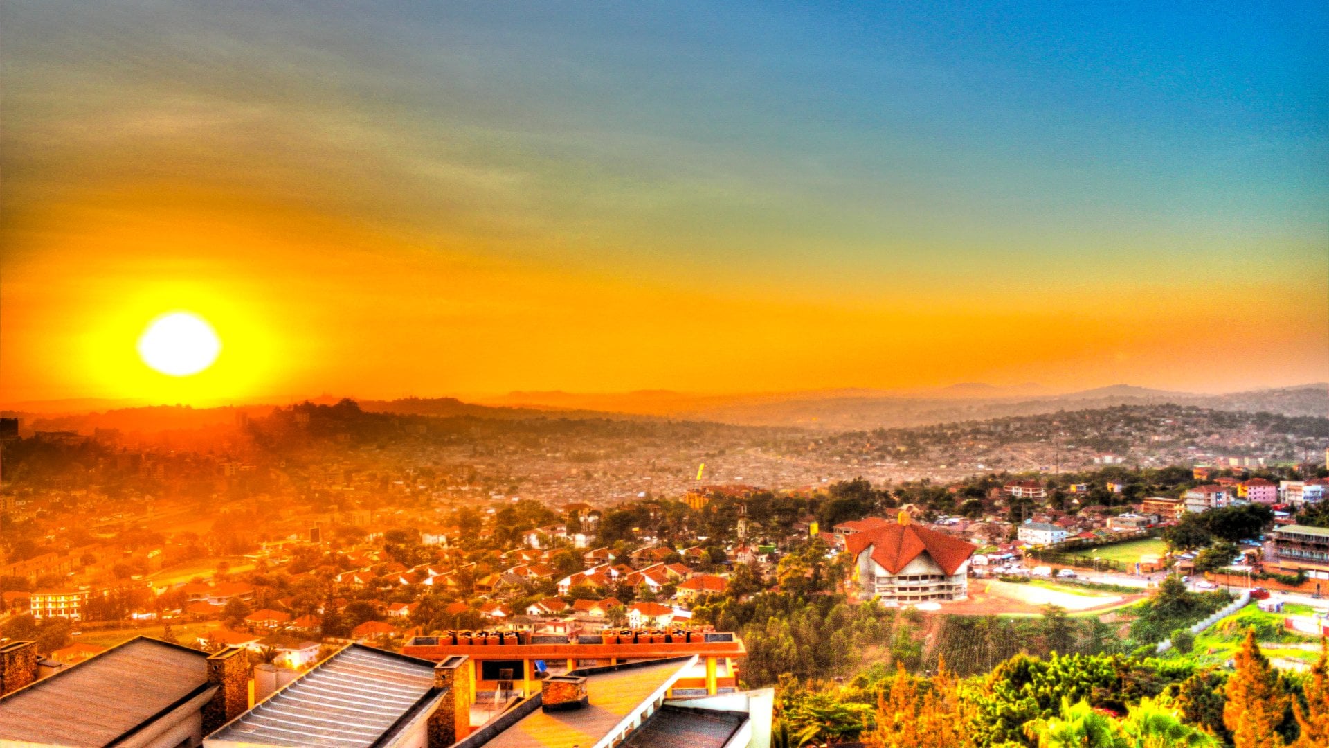 Sunset captured from Naguru