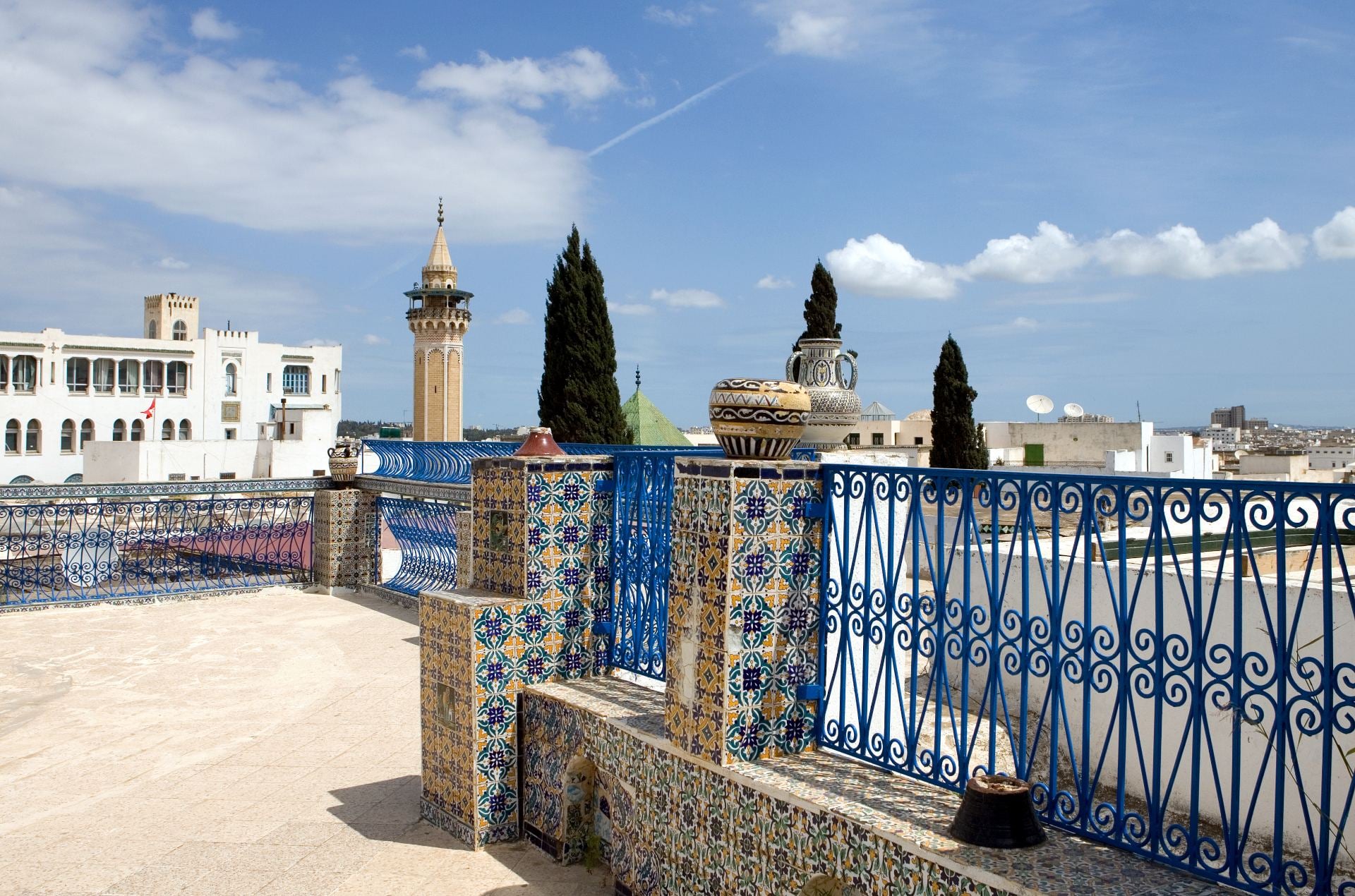 View of traditional architectures from a Medina terrace