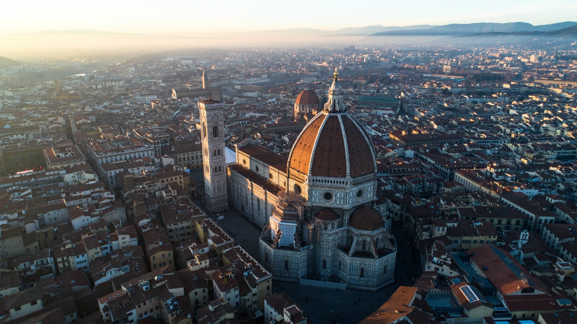 Aerial view of Florence, Italy