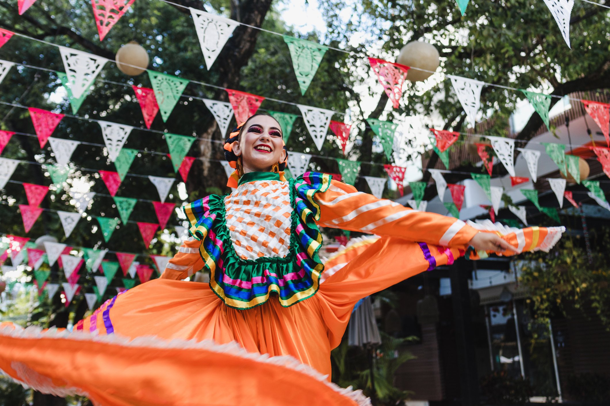 Guadalajara A dancer in traditional garb during a cultural festival in Guadalajara, Mexico.