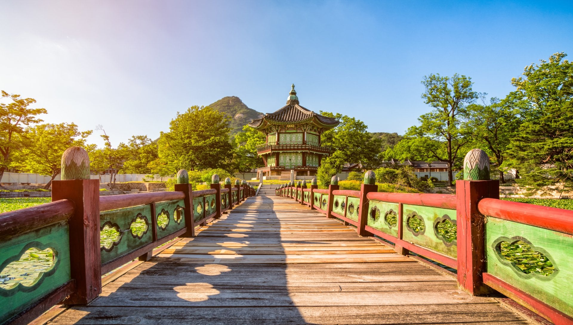 Sunset of Gyeongbokgung Palace