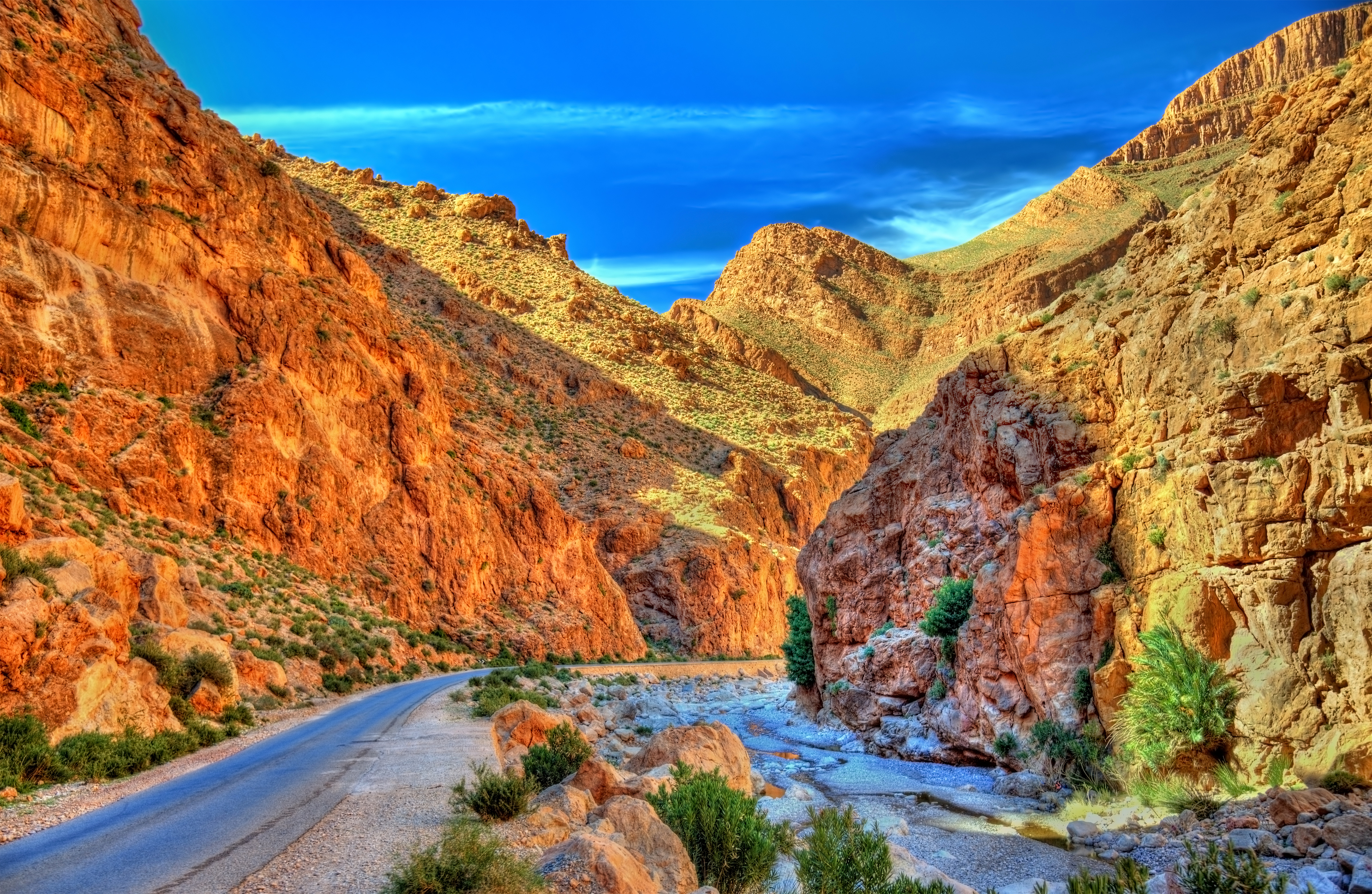 Todgha Gorge is a spectacular canyon and  popular destination for hikers and nature enthusiasts 