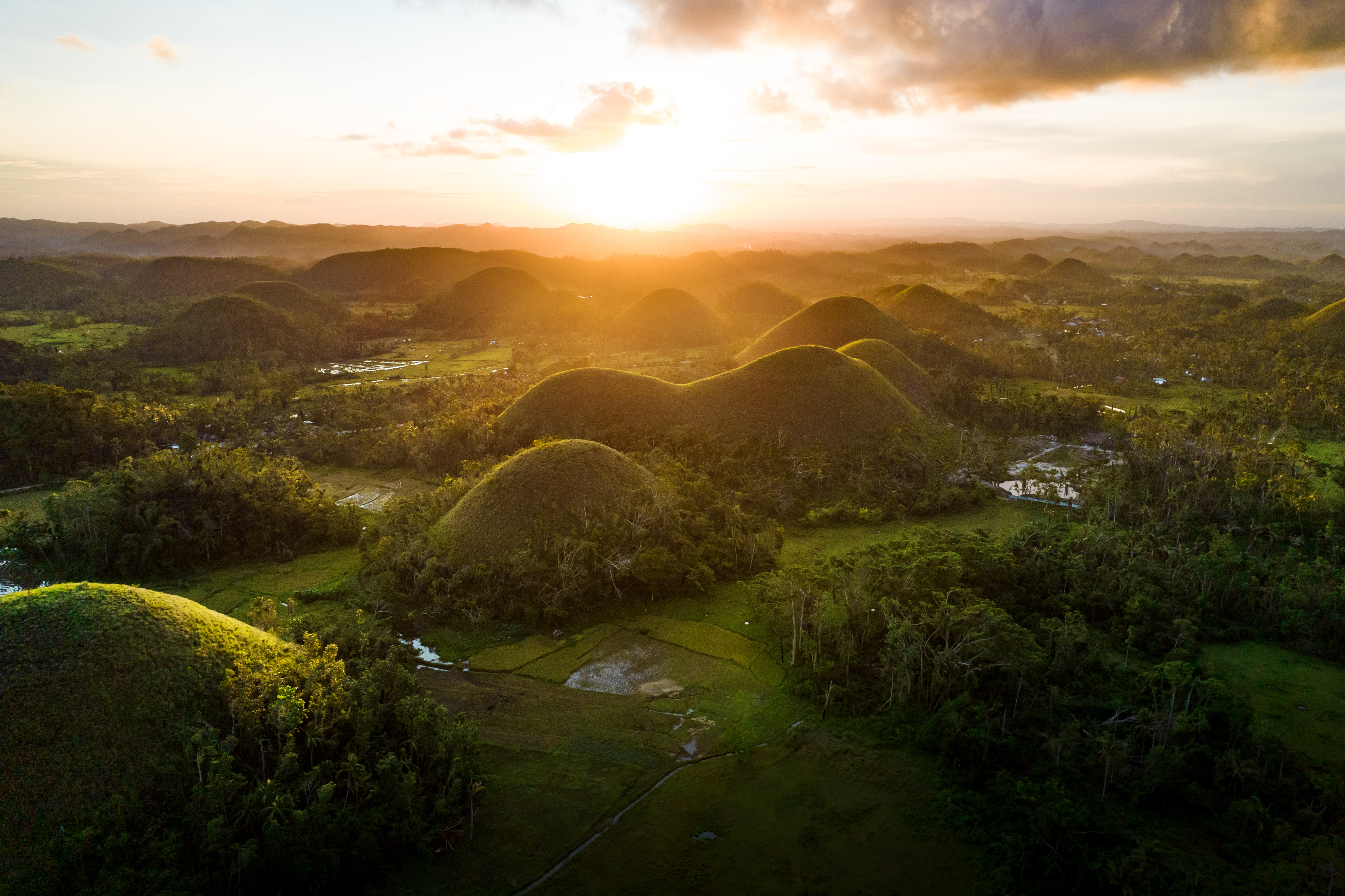 Explore the rolling Chocolate Hills of Bohol