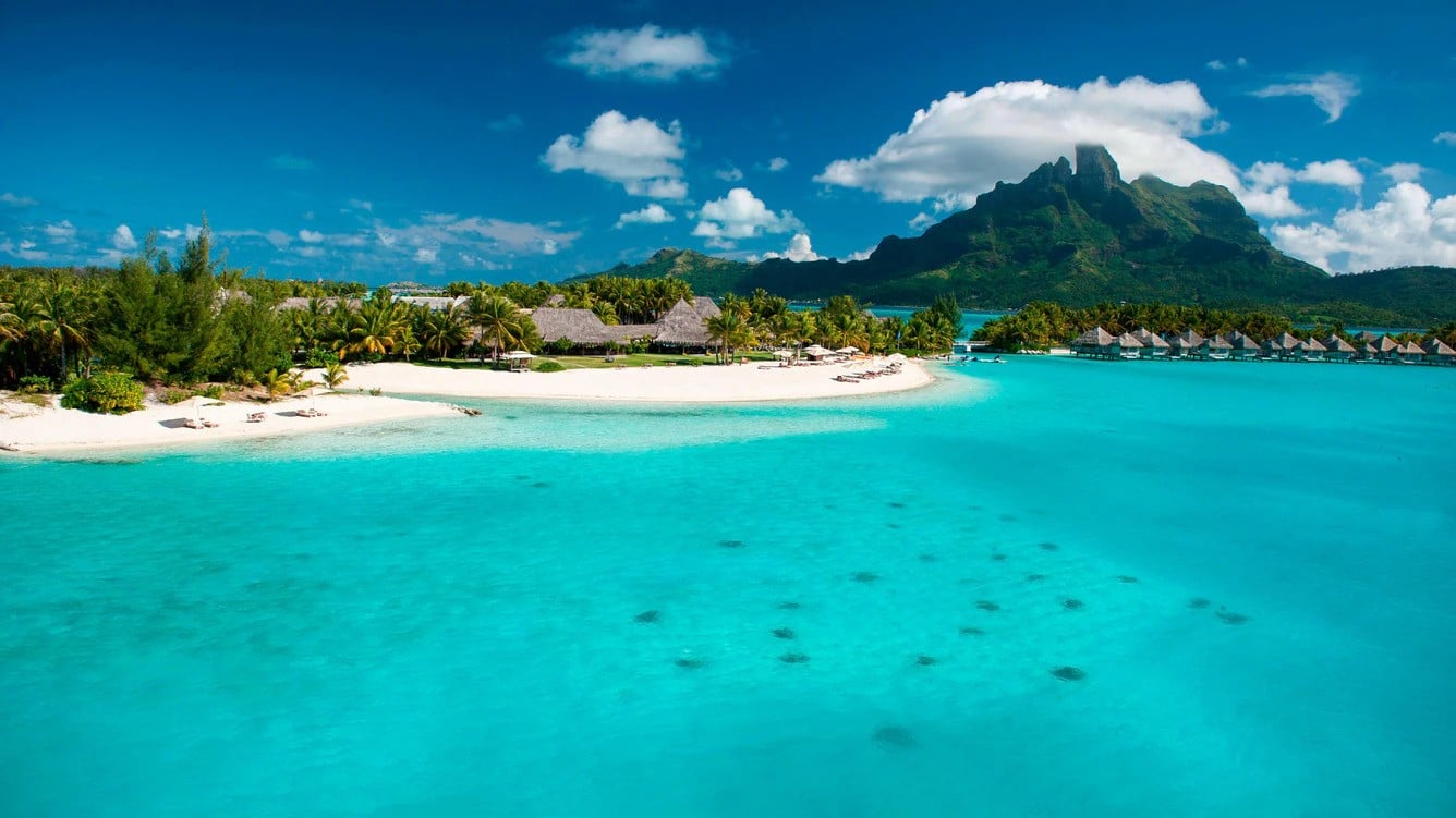 The luxurious St. Regis Bora Bora