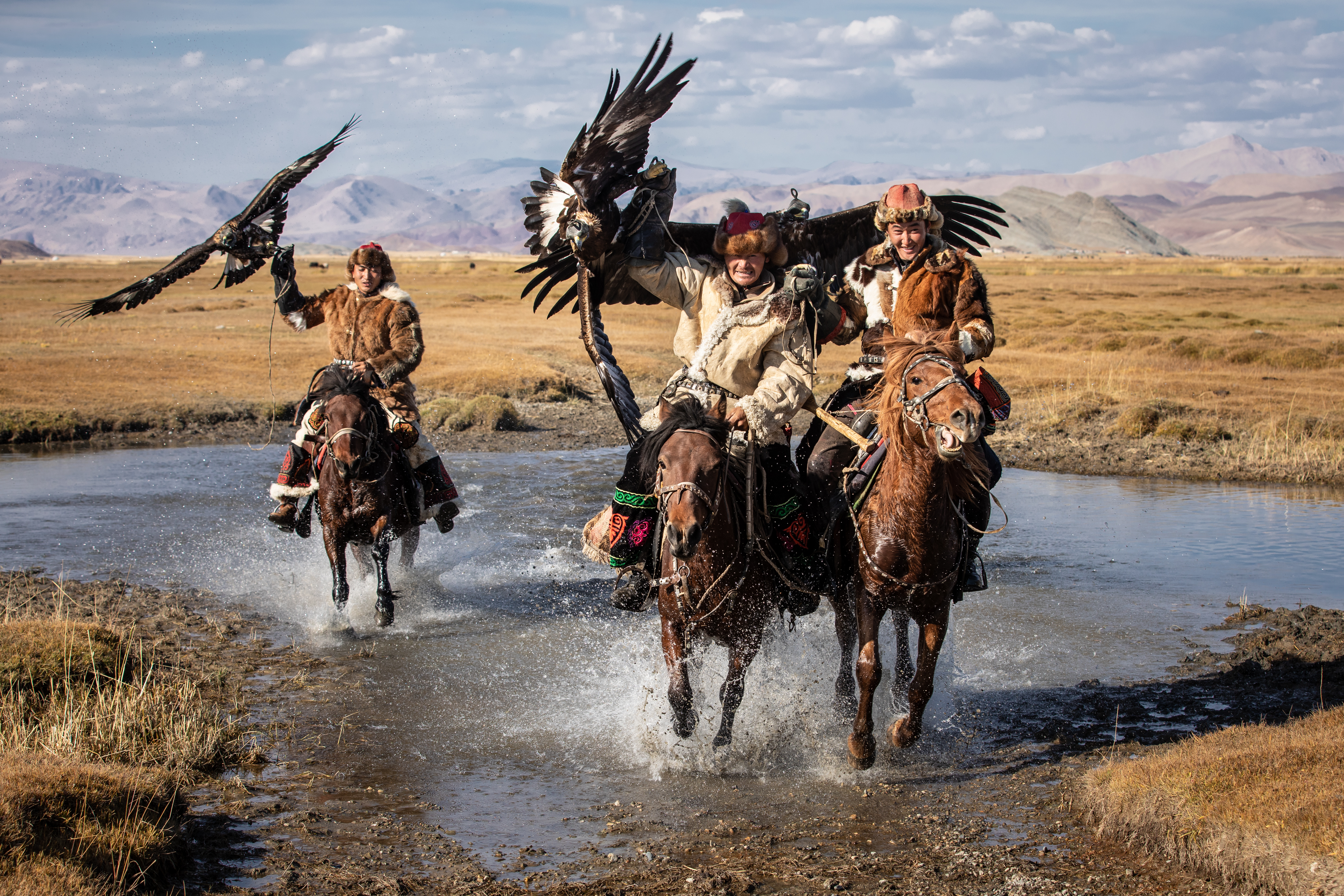 Kazakh eagle hunters