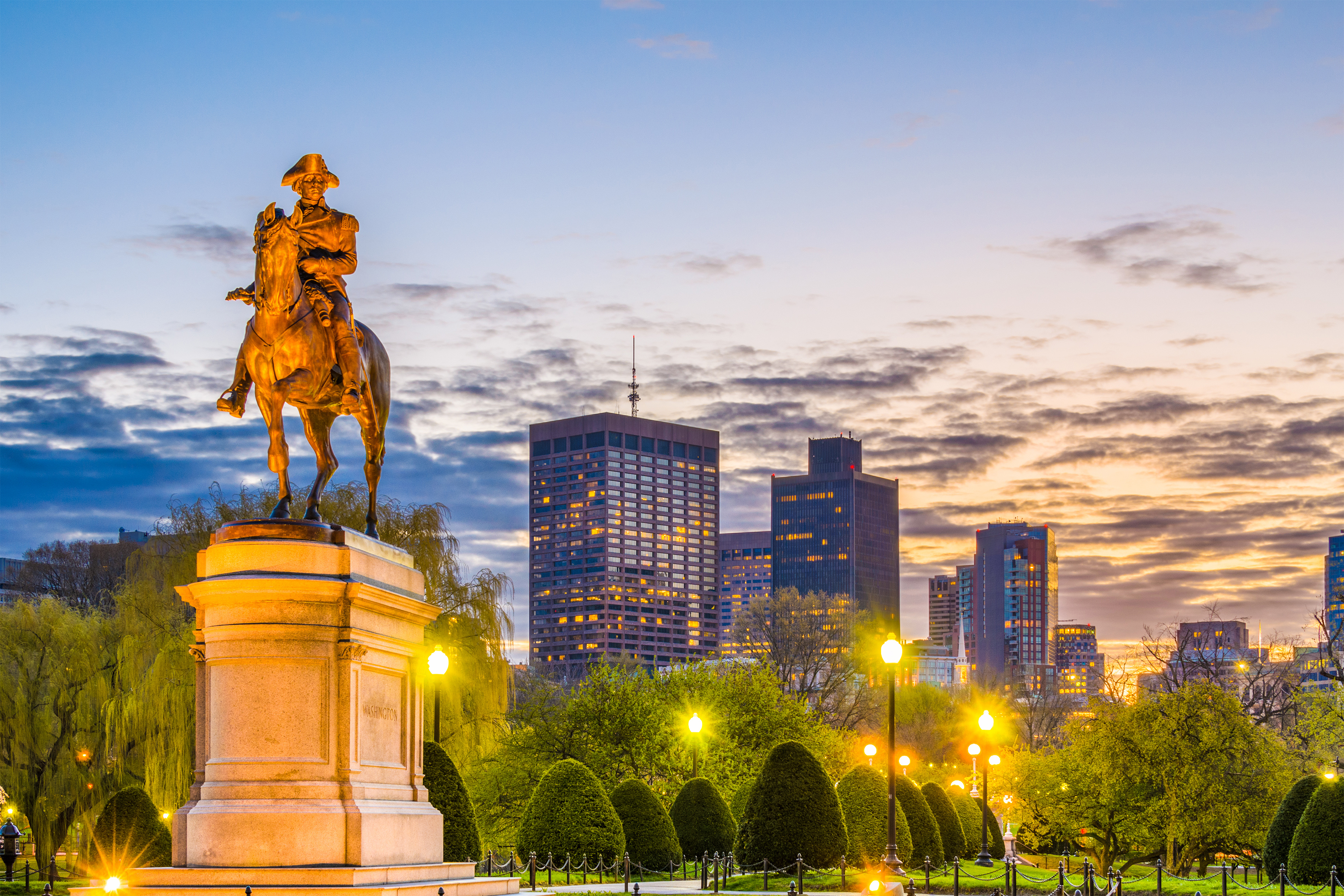 Public Garden in Boston