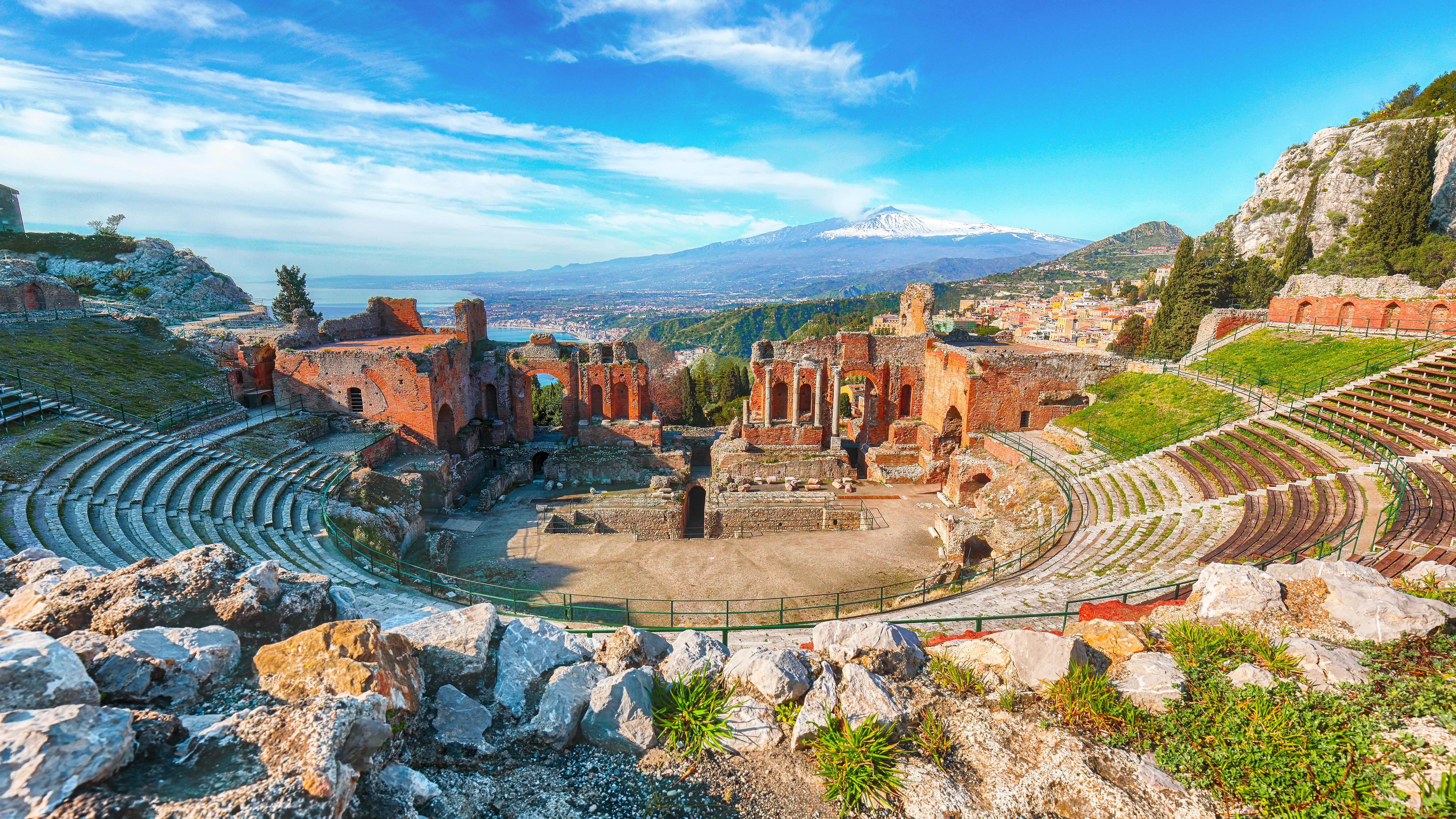 Greek ruins in Taormina