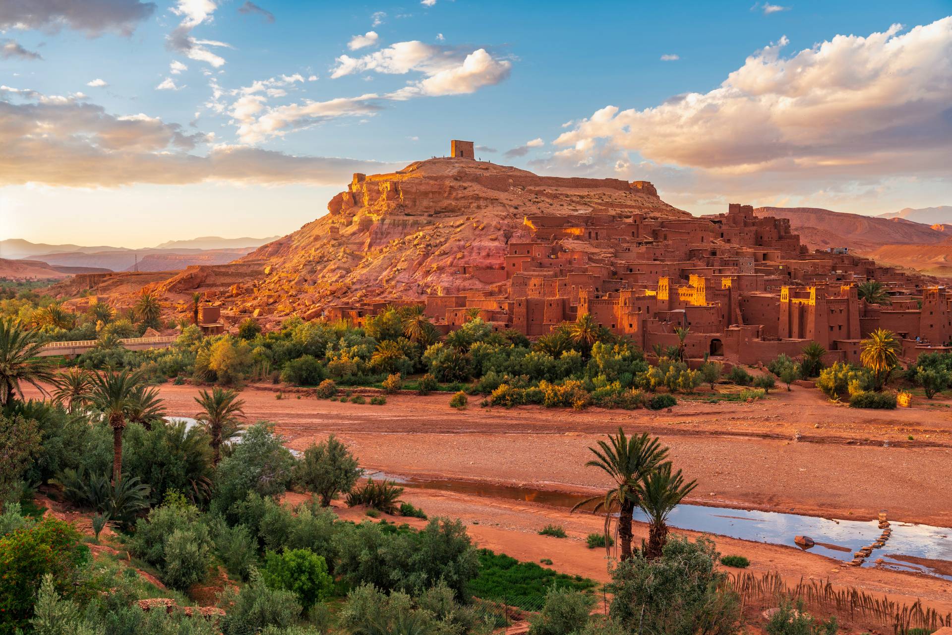 Sunset over Ait Benhaddou